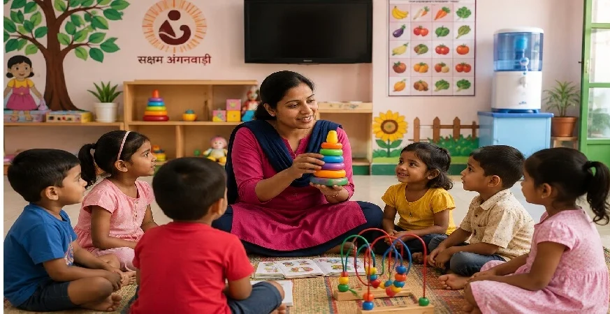 Mission Saksham Anganwadi and Poshan 2.0: Minister Updates Lok Sabha on Progress