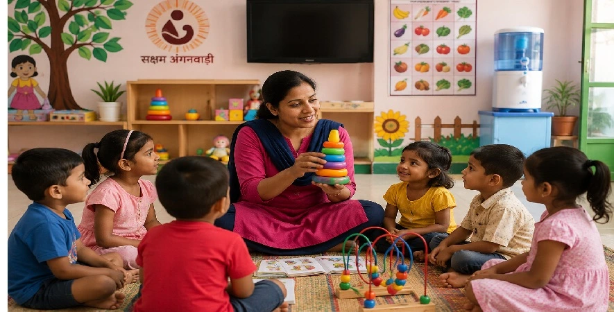 Mission Saksham Anganwadi and Poshan 2.0: Minister Updates Lok Sabha on Progress