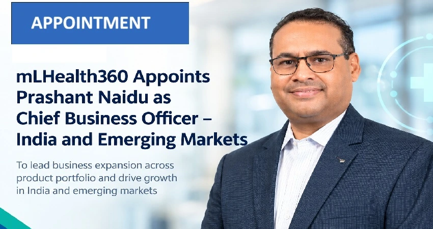 mlHealth360 Appoints New Chief Business Officer for India & Emerging Markets