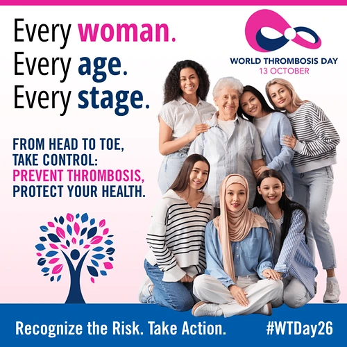 World Thrombosis Day 2026: ISTH Highlights Blood Clot Risks in Women World Thrombosis Day 2026: ISTH Highlights Blood Clot Risks in Women